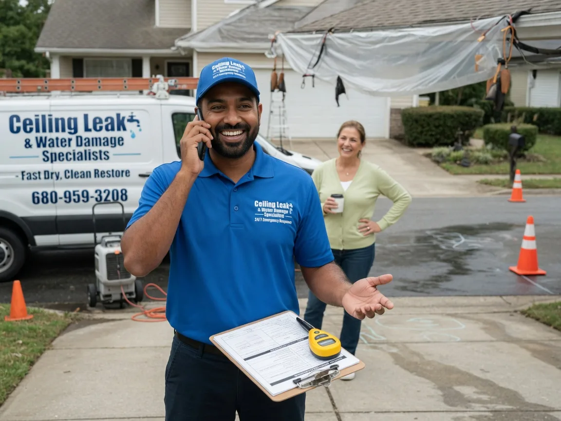 Ceiling Leak Cleanup South Amana, IA FAQs