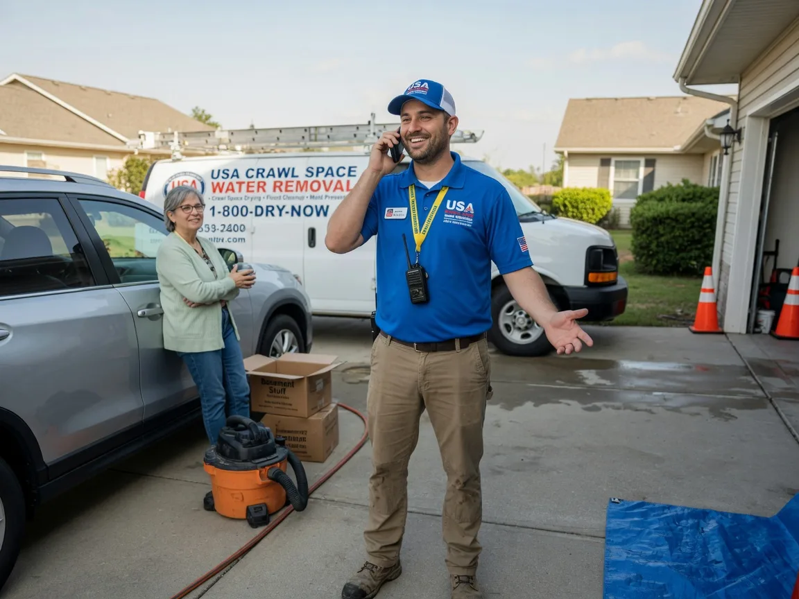 Crawl Space Water Removal South Amana, IA FAQs